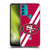 NFL San Francisco 49Ers Logo Stripes Soft Gel Case for Motorola Moto G71 5G