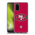 NFL San Francisco 49Ers Logo Plain Soft Gel Case for Samsung Galaxy S20 / S20 5G