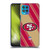 NFL San Francisco 49ers Artwork Stripes Soft Gel Case for Motorola Moto G100