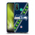 NFL Seattle Seahawks Logo Stripes Soft Gel Case for Huawei P Smart (2020)