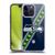 NFL Seattle Seahawks Logo Stripes Soft Gel Case for Apple iPhone 14 Pro Max