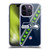 NFL Seattle Seahawks Logo Stripes Soft Gel Case for Apple iPhone 14 Pro