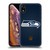 NFL Seattle Seahawks Logo Football Soft Gel Case for Apple iPhone XR