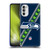 NFL Seattle Seahawks Logo Stripes Soft Gel Case for Motorola Moto G52