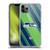 NFL Seattle Seahawks Artwork Stripes Soft Gel Case for Apple iPhone 11 Pro Max