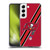NFL Tampa Bay Buccaneers Logo Stripes Soft Gel Case for Samsung Galaxy S22 5G