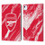 Arsenal FC Crest Patterns Red Marble Leather Book Wallet Case Cover For Apple iPad Air 11 2020/2022/2024