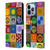 Suzan Lind Colours & Patterns Peace Quilt Leather Book Wallet Case Cover For Apple iPhone 13 Pro