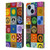 Suzan Lind Colours & Patterns Peace Quilt Leather Book Wallet Case Cover For Apple iPhone 14 Plus