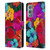 Suzan Lind Colours & Patterns Tropical Hibiscus Leather Book Wallet Case Cover For OnePlus 9