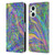 Suzan Lind Colours & Patterns Iridescent Abstract Leather Book Wallet Case Cover For OPPO Reno8 Lite