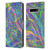 Suzan Lind Colours & Patterns Iridescent Abstract Leather Book Wallet Case Cover For Samsung Galaxy S10+ / S10 Plus