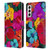 Suzan Lind Colours & Patterns Tropical Hibiscus Leather Book Wallet Case Cover For Samsung Galaxy S21 5G