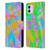 Suzan Lind Marble Abstract Rainbow Leather Book Wallet Case Cover For Apple iPhone 11