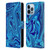 Suzan Lind Marble Blue Leather Book Wallet Case Cover For Apple iPhone 13 Pro Max