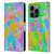 Suzan Lind Marble Abstract Rainbow Leather Book Wallet Case Cover For Apple iPhone 14 Pro