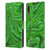 Suzan Lind Marble Emerald Green Leather Book Wallet Case Cover For LG K22