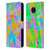 Suzan Lind Marble Abstract Rainbow Leather Book Wallet Case Cover For Nokia C10 / C20
