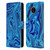 Suzan Lind Marble Blue Leather Book Wallet Case Cover For Nokia C10 / C20