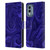 Suzan Lind Marble Indigo Leather Book Wallet Case Cover For Nokia X30