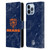 NFL Chicago Bears Graphics Coloured Marble Leather Book Wallet Case Cover For Apple iPhone 13 Pro Max