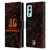 NFL Cincinnati Bengals Graphics Coloured Marble Leather Book Wallet Case Cover For OnePlus Nord 2 5G