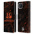 NFL Cincinnati Bengals Graphics Coloured Marble Leather Book Wallet Case Cover For OPPO Reno4 Z 5G