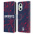 NFL New England Patriots Graphics Coloured Marble Leather Book Wallet Case Cover For OPPO Reno8 Lite