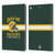 NFL Green Bay Packers Graphics Helmet Typography Leather Book Wallet Case Cover For Apple iPad 10.2 2019/2020/2021