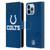 NFL Indianapolis Colts Graphics Coloured Marble Leather Book Wallet Case Cover For Apple iPhone 13 Pro Max