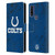 NFL Indianapolis Colts Graphics Coloured Marble Leather Book Wallet Case Cover For Motorola G Pure