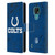 NFL Indianapolis Colts Graphics Coloured Marble Leather Book Wallet Case Cover For Motorola Moto E7