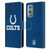 NFL Indianapolis Colts Graphics Coloured Marble Leather Book Wallet Case Cover For OnePlus 9
