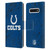 NFL Indianapolis Colts Graphics Coloured Marble Leather Book Wallet Case Cover For Samsung Galaxy S10