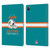 NFL Miami Dolphins Graphics Helmet Typography Leather Book Wallet Case Cover For Apple iPad Pro 11 2020 / 2021 / 2022