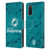 NFL Miami Dolphins Graphics Coloured Marble Leather Book Wallet Case Cover For Samsung Galaxy S20 / S20 5G