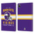 NFL Minnesota Vikings Graphics Helmet Typography Leather Book Wallet Case Cover For Apple iPad Pro 11 2020 / 2021 / 2022
