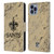 NFL New Orleans Saints Graphics Coloured Marble Leather Book Wallet Case Cover For Apple iPhone 14