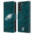 NFL Philadelphia Eagles Graphics Coloured Marble Leather Book Wallet Case Cover For Samsung Galaxy S22+ 5G