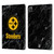 NFL Pittsburgh Steelers Graphics Coloured Marble Leather Book Wallet Case Cover For Apple iPad Pro 11 2020 / 2021 / 2022