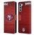 NFL San Francisco 49ers Graphics Football Leather Book Wallet Case Cover For Motorola Edge S30 / Moto G200 5G