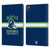 NFL Seattle Seahawks Graphics Helmet Typography Leather Book Wallet Case Cover For Apple iPad Pro 11 2020 / 2021 / 2022