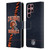 NFL Cincinnati Bengals Logo Art Football Stripes Leather Book Wallet Case Cover For Samsung Galaxy S22 Ultra 5G
