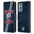 NFL New England Patriots Logo Art Football Stripes Leather Book Wallet Case Cover For OnePlus 9