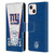 NFL New York Giants Logo Art Banner Leather Book Wallet Case Cover For Apple iPhone 13