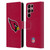 NFL Arizona Cardinals Logo Plain Leather Book Wallet Case Cover For Samsung Galaxy S22 Ultra 5G