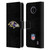 NFL Baltimore Ravens Logo Plain Leather Book Wallet Case Cover For Nokia C10 / C20