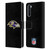 NFL Baltimore Ravens Logo Plain Leather Book Wallet Case Cover For OnePlus Nord 5G