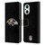 NFL Baltimore Ravens Logo Plain Leather Book Wallet Case Cover For OPPO Reno8 Lite