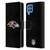NFL Baltimore Ravens Logo Plain Leather Book Wallet Case Cover For Samsung Galaxy F22 (2021)